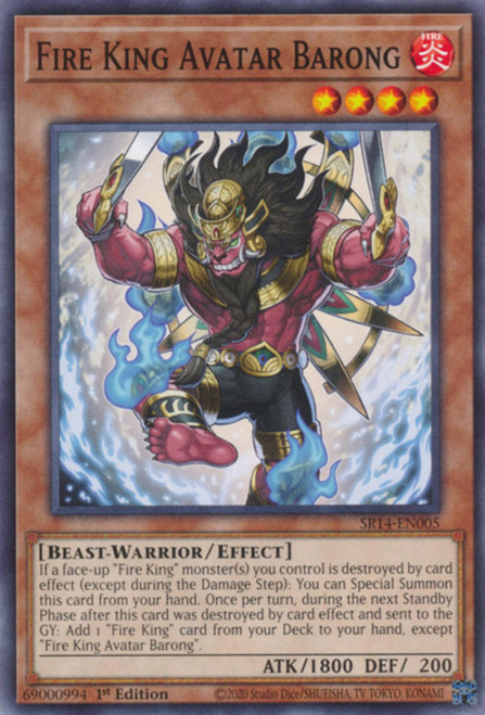 SR14-EN005 Fire King Avatar Barong