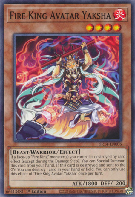 SR14-EN006 Fire King Avatar Yaksha