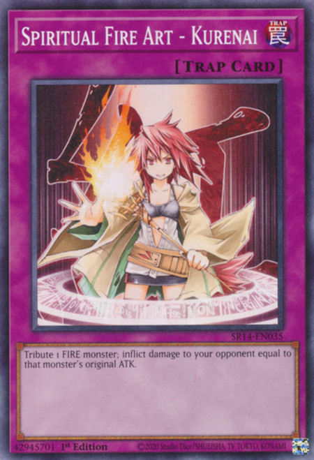 SR14-EN035 Spiritual Fire Art - Kurenai