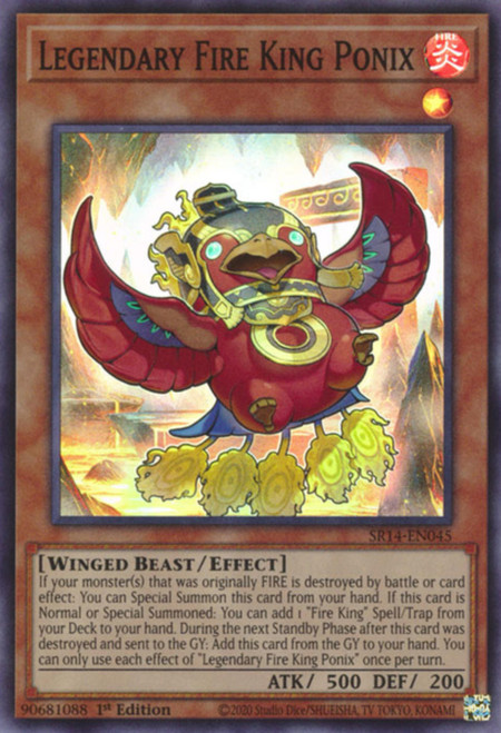 SR14-EN045 Legendary Fire King Ponix