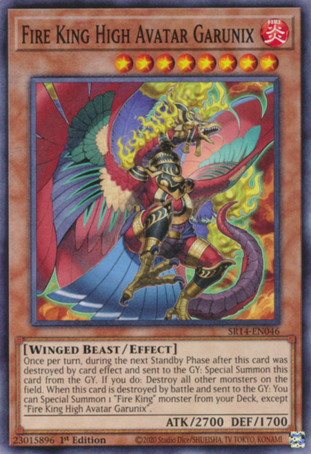 SR14-EN046 Fire King High Avatar Garunix