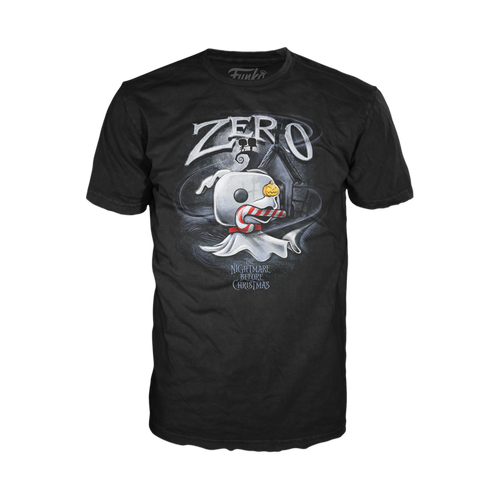 POP! Tees: The Nightmare Before Christmas - Zero with Candy Cane Boxed T-Shirt