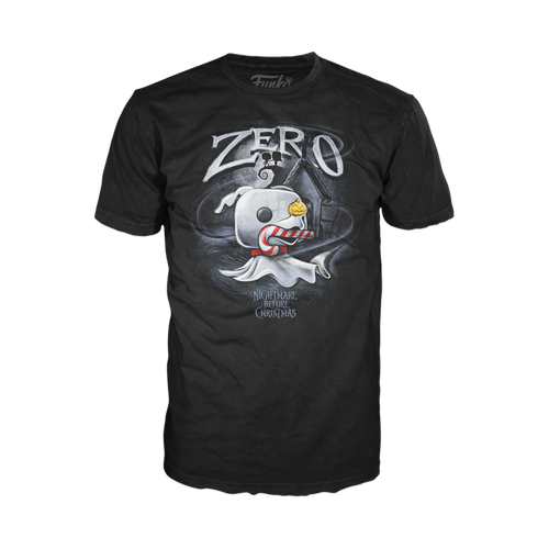 POP! Tees: The Nightmare Before Christmas - Zero with Candy Cane Boxed T-Shirt