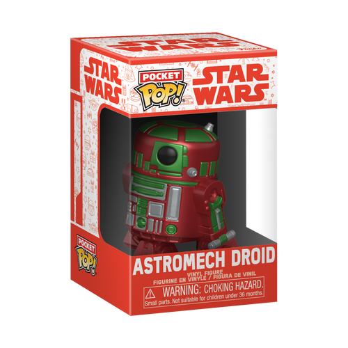 Pocket POP! & Tee: Star Wars - Holiday Astromech Droid Children's T-Shirt set