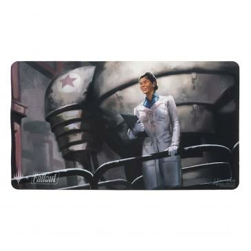 MTG Fallout Playmat featuring Dr. Madison Li