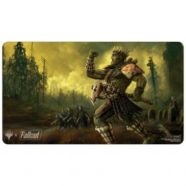 MTG Fallout Playmat featuring Grave Titan [West Tek Tyrant]