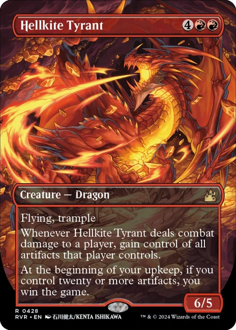 Hellkite Tyrant (Borderless Art)