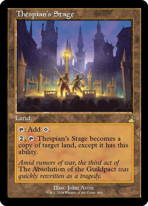 Thespian's Stage (Retro Frame) | Ravnica Remastered