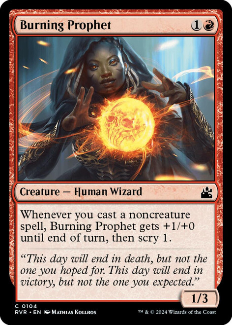 Burning Prophet (Foil) | Ravnica Remastered