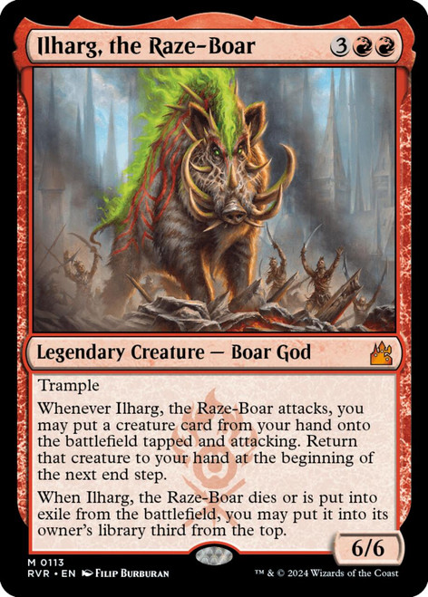 Ilharg, the Raze-Boar (Foil)