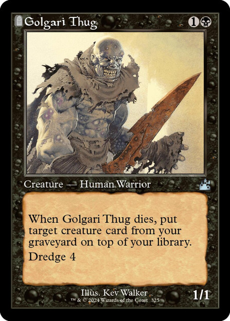 Golgari Thug (Retro Frame) (Foil)
