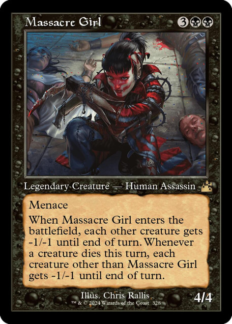 Massacre Girl (Retro Frame) (Foil)