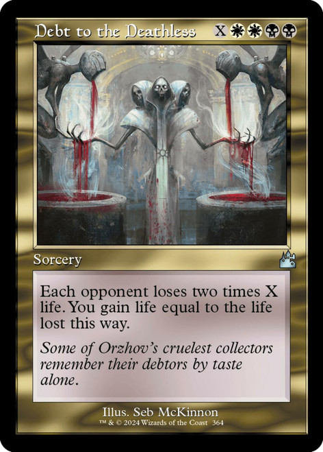 Debt to the Deathless (Retro Frame) (Foil) | Ravnica Remastered