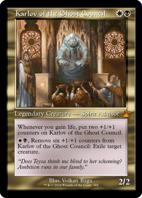 Karlov of the Ghost Council (Retro Frame) (Foil)