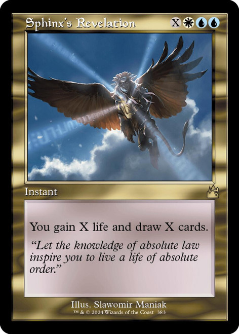 Sphinx's Revelation (Retro Frame) (Foil)