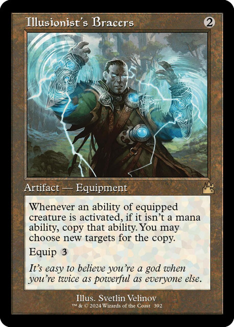 Illusionist's Bracers (Retro Frame) (Foil)