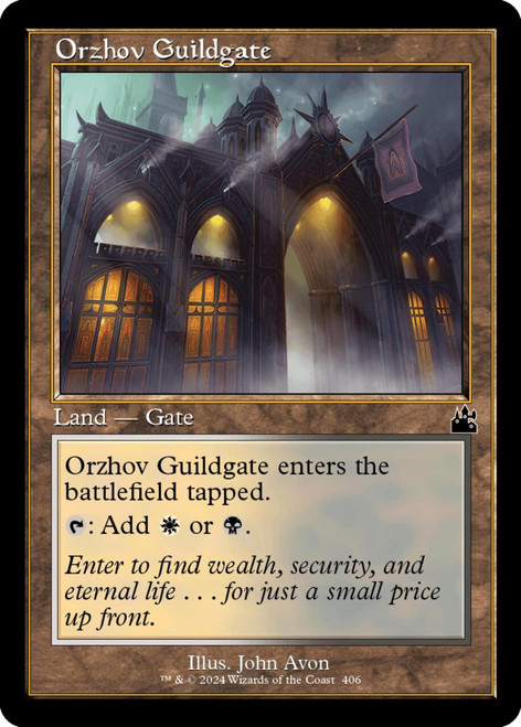 Orzhov Guildgate (Retro Frame) (Foil)