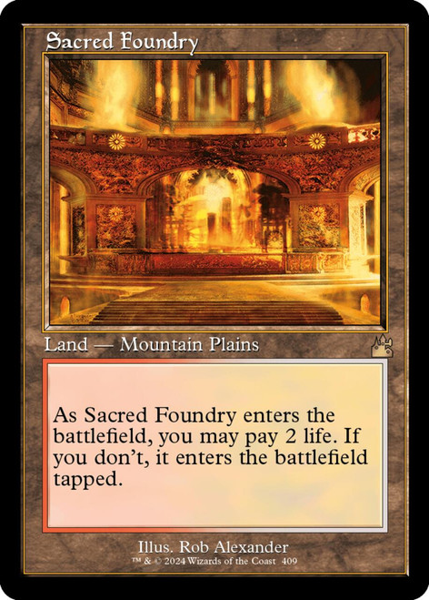 Sacred Foundry (Retro Frame) (Foil)