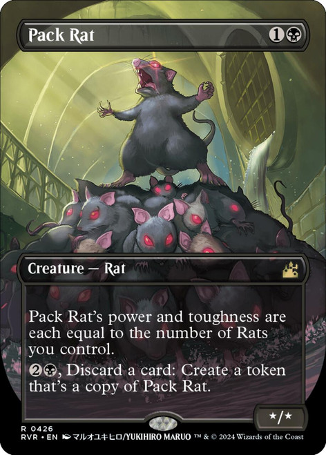 Pack Rat (Borderless Art) (Foil) | Ravnica Remastered