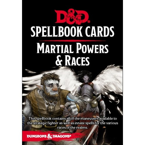 Dungeons & Dragons 5th Edition: Spellbook Cards - Martial Powers & Races (WOC Version)