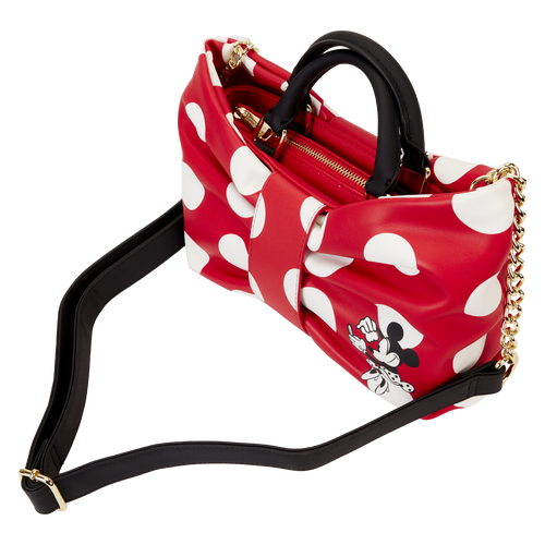Disney: Minnie Mouse Rocks the Dots Classic Bow Figural Crossbody Bag