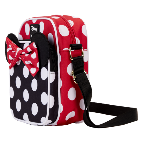 Disney: Minnie Mouse Rocks the Dots Classic Nylon Passport Crossbody Bag