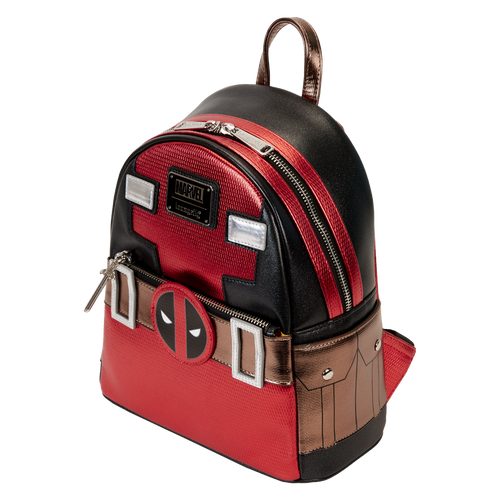 Marvel: Metallic Deadpool Cosplay Mini Backpack