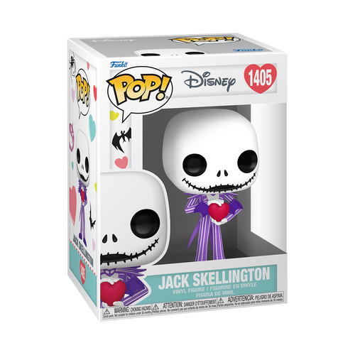 POP! Disney - The Nightmare Before Christmas #1405 Jack Skellington with Valentine's Heart