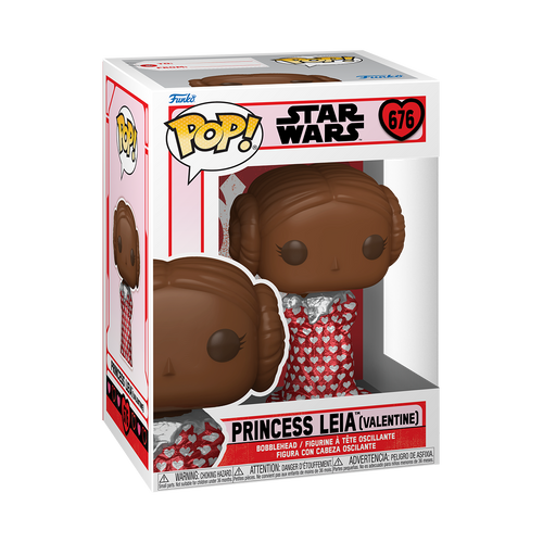 POP! Star Wars #675 Princess Leia (Valentine Chocolate)