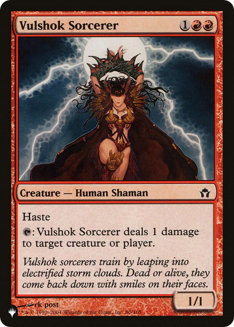 Vulshok Sorcerer (The List Reprint)