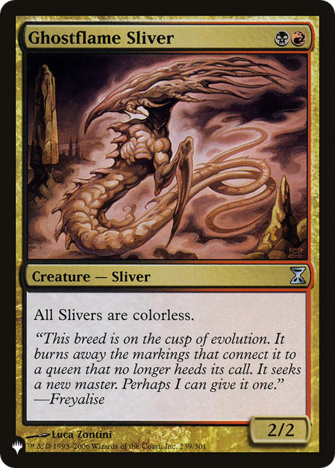 Ghostflame Sliver (The List Reprint)