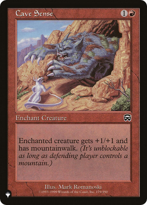 Cave Sense (The List Reprint)