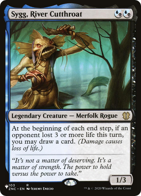 Sygg, River Cutthroat (The List Reprint)