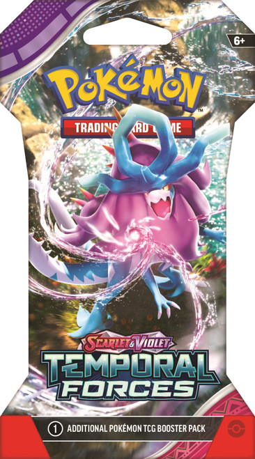 Scarlet and Violet Temporal Forces Booster Pack (Cardboard Packaging)