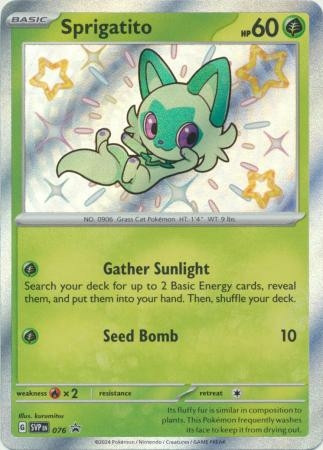 Scarlet & Violet Promo SVP076 Sprigatito (Holo Shiny)