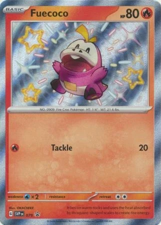 Scarlet & Violet Promo SVP079 Fuecoco (Holo Shiny)