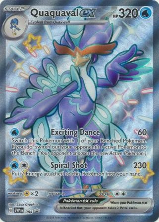 Scarlet & Violet Promo SVP084 Quaquaval ex (Full Art Shiny)