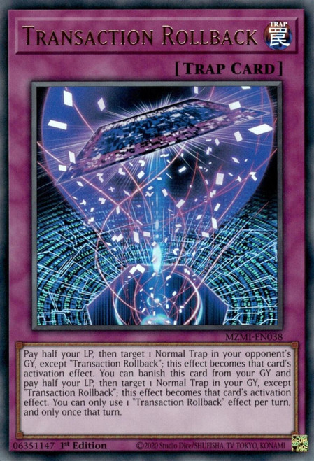 MZMI-EN038 Transaction Rollback (Collector's Rare)