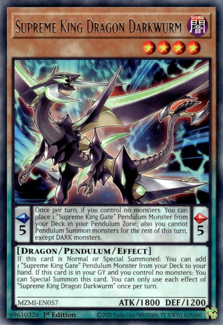 MZMI-EN057 Supreme King Dragon Darkwurm