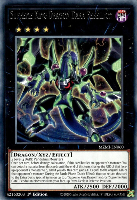 MZMI-EN060 Supreme King Dragon Dark Rebellion