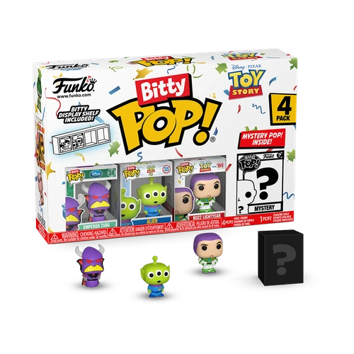 Bitty POP! Toy Story: Zurg, Alien & Buzz Lightyear 4-Pack