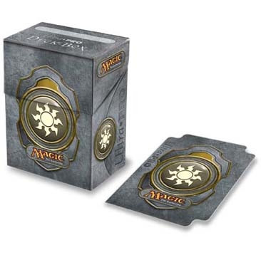 MTG Mana Symbol 3 White Deck Box