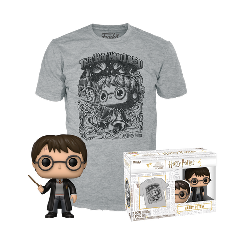 POP! & Tee: Harry Potter - The Boy Who Lived T-Shirt set