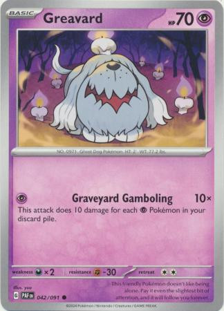 SV Paldean Fates 042/091 Greavard