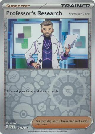 SV Paldean Fates 088/091 Professor's Research [Turo] (Reverse Holo)