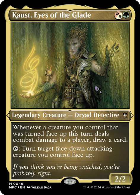 Kaust, Eyes of the Glade (Etched Foil Display Commander) | Murders at Karlov Manor Commander