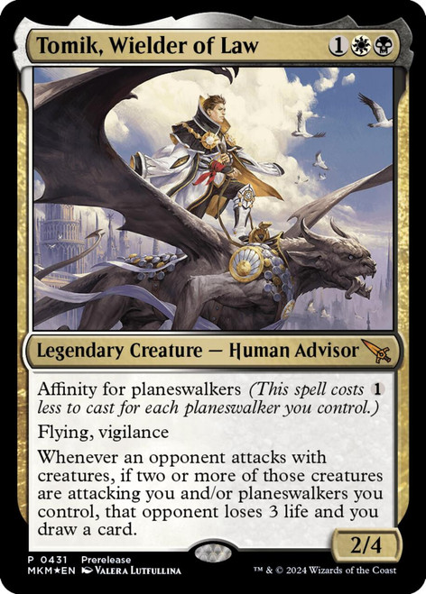 Tomik, Wielder of Law (Prerelease Foil)