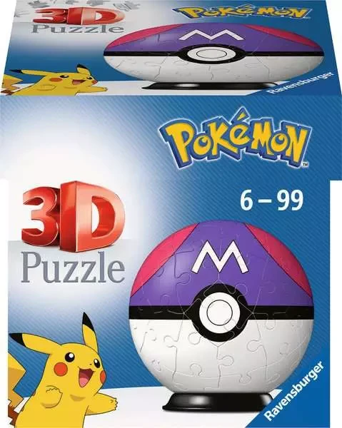 Pokemon Master Ball 3D Jigsaw Puzzle (54 piece)