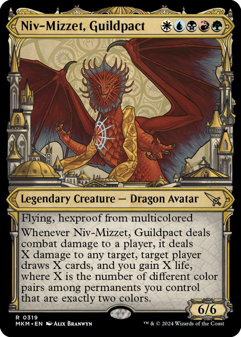 Niv-Mizzet, Guildpact (#319) (Showcase) | Murders at Karlov Manor