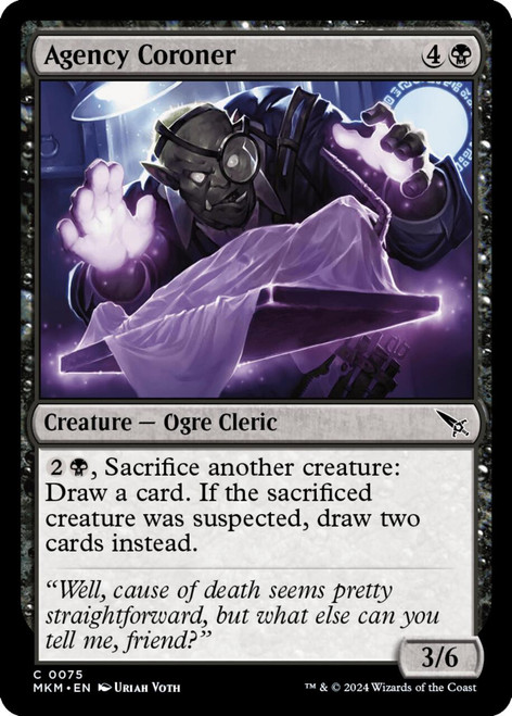 Agency Coroner (foil)